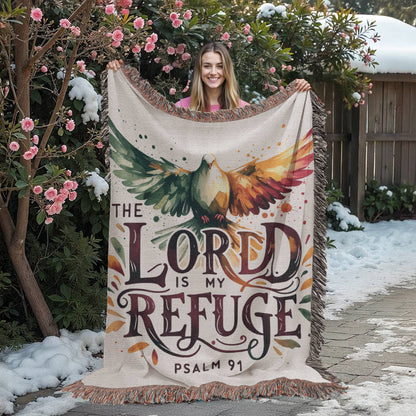 The Lord Is My Refuge Blanket