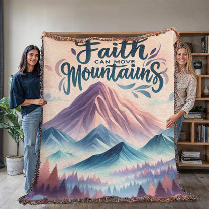 Faith Can Move Mountains Blanket
