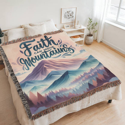 Faith Can Move Mountains Blanket