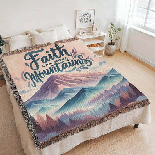 Faith Can Move Mountains Blanket