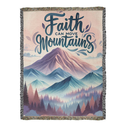 Faith Can Move Mountains Blanket